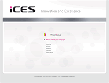 Tablet Screenshot of ices-electronics.com